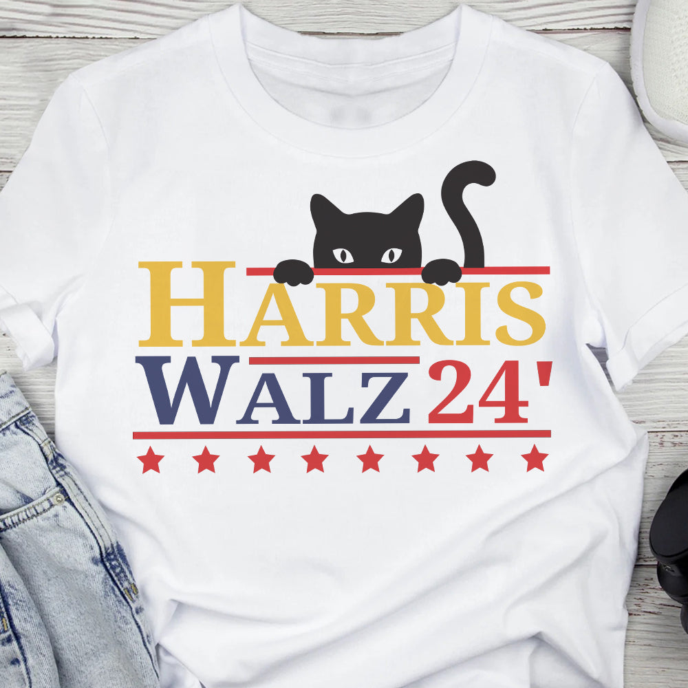 Harris Walz 2024 Cat Bright Shirt TH10 63347