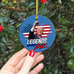 Legends Never D** Trump Fight Ceramic Ornament DM01 63229