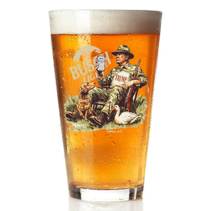 Trump President 2024 Duck Hunters Print Beer Glass HO82 65184