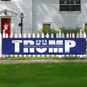 Trump 2024 Keep America First Banner TH10 63209