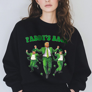 Trump Paddy's Back 2025 St. Patrick's Day Shirt LM32 65285