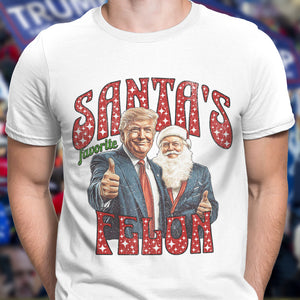 Santas Favortite Felon Distressed Bright Shirt HO82 65236