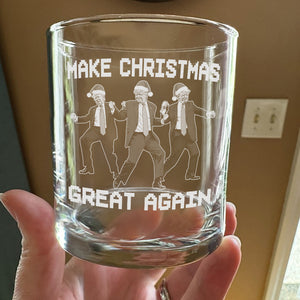 Trump Bring Motivation To Every Corner Of America - Make Christmas Great Again Whisky Glass LM32 63771