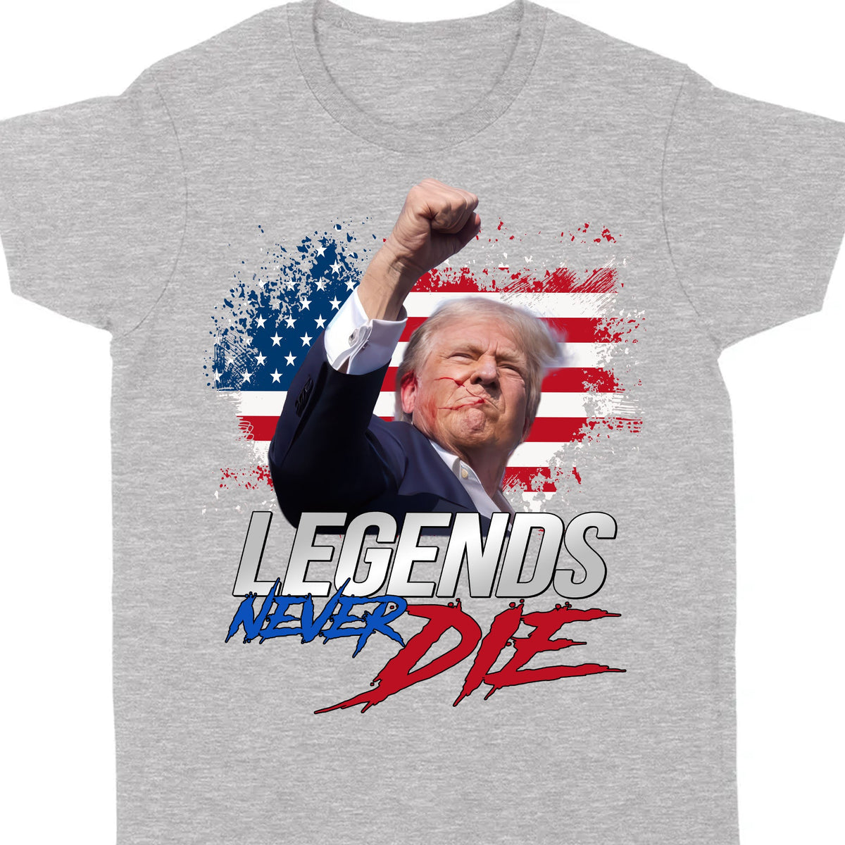 Trump Legends Never D** | Trump Fi**t 2024 Shirt Pennsylvania Rally | Shirt Dark C1116 - GOP