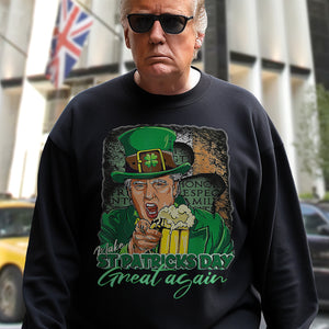 Funny President Trump Make St Patrick's Day Great Again Dark Shirt HO82 65612