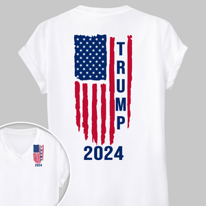 Trump 2024 With America Flag Shirt K228 62431