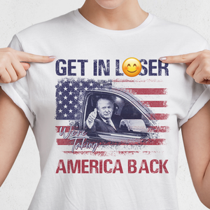 Custom Photo Get In L*ser America Back Shirt TA29 62469