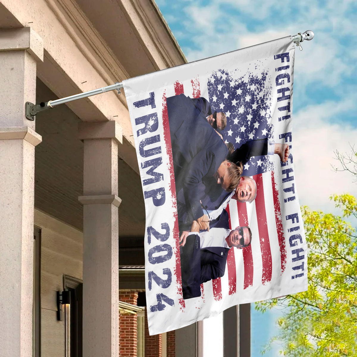 Fi**t Fi**t Fi**t Trump 2024 House Flag HO82 62988