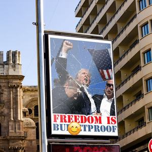 Freedom Is B*****proof Trump 2024 Picture Frame Canvas Poster HO82 63026