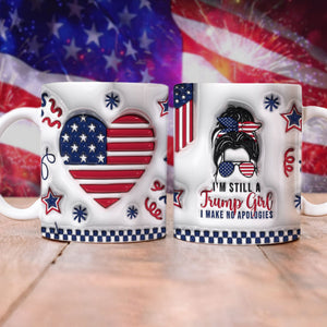 I'm A Trump Girl 3D Inflated Effect Printed Mug - Gift For Best Friends, BFF, Sisters HO82 63294