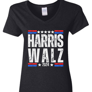 Harris Walz President 2024 Dark Shirt HO82 65154