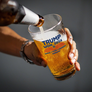 Trump Won 2024 Print Beer Glass TH10 64023