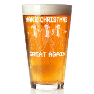 Trump Bring Motivation To Every Corner Of America - Make Christmas Great Again Beer Glass LM32 63773