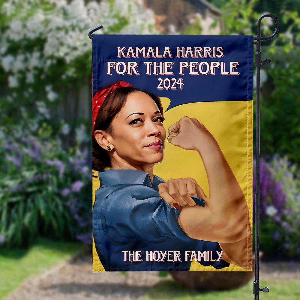 Kamala Harris For The People Garden Flag TH10 63521