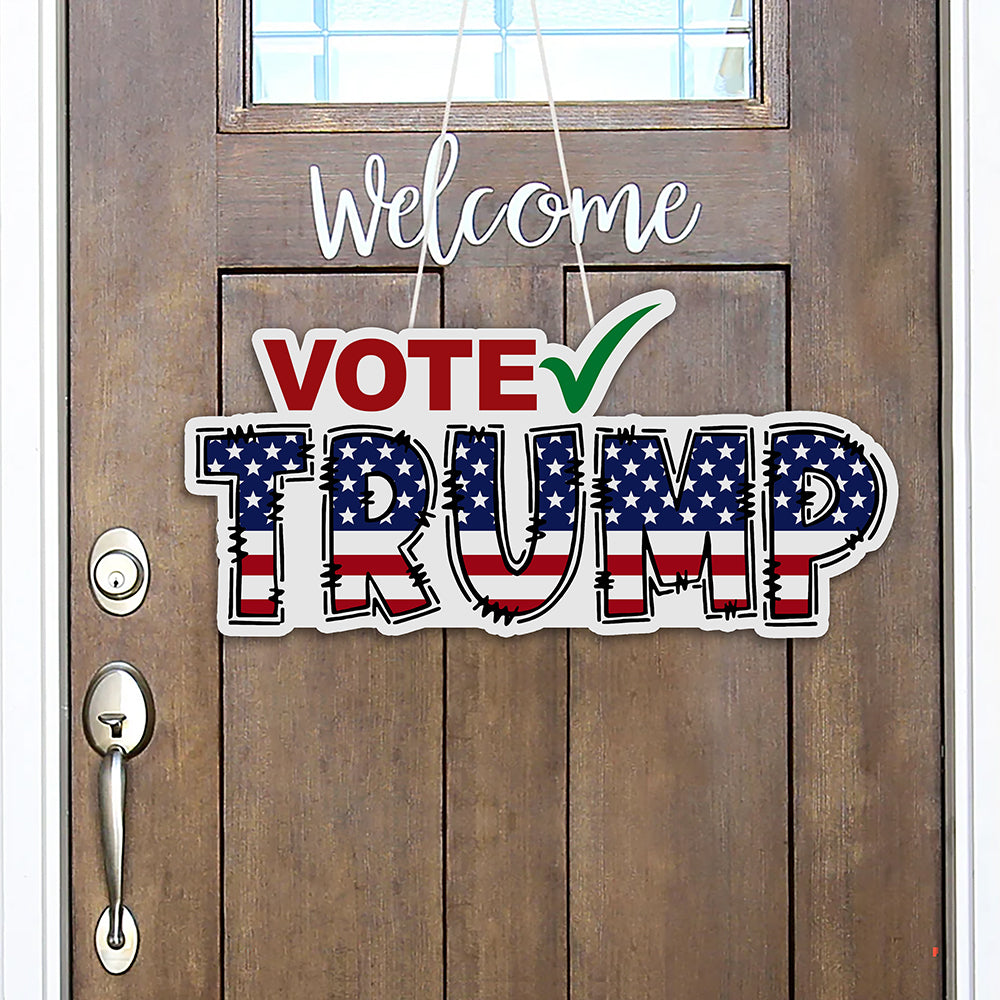 Vote Trump Shape Doorsign TH10 63337