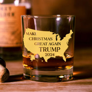 Trump Will Protect America's Legacy in 2024 – Make America Great Again Whisky Glass HA75 63775