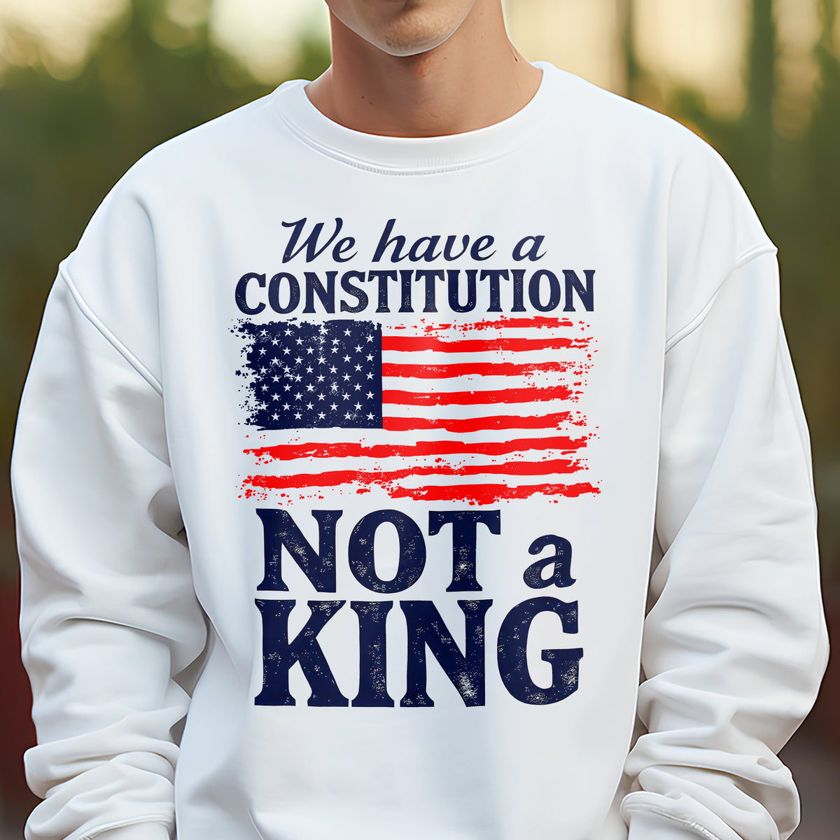 We Have A Constitution Not A King Bright Shirt
