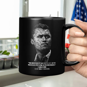 American Patriot - Prayers Up for Charlie Black Mug HA75 64508
