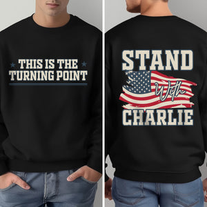 Justice For Charlie Kirk - This Is The Turning Point Back and Front Shirt LM32 65551