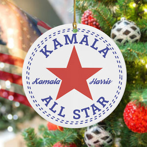 Kamala Harris All Star Ceramic Ornament TH10 63495