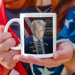 47th US President Donald Trump Photo White Mug HA75 67294