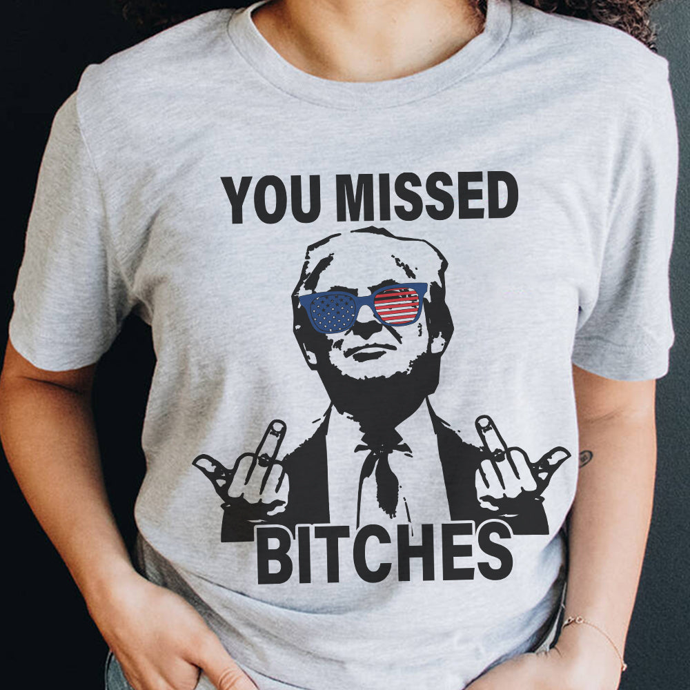 Personalized You M**sed B*tches Trump 2024 Middle Figure Bright Shirt HO82 63260