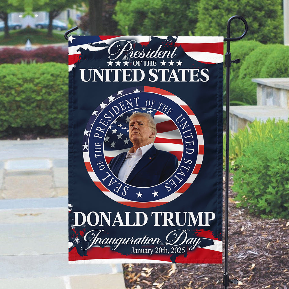 Trump President Inauguration Day Garden Flag TH10 64235