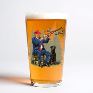 Trump Duck Hunting Beer Glass HA75 63922