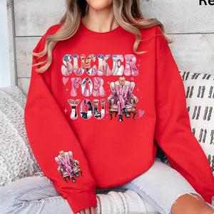 Sucker For You Sleeve Sweatshirt TH10 64331