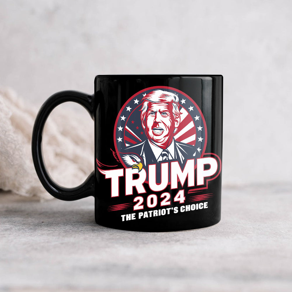 Trump 2024 The Patriot's Choice Black Mug DM01 62745