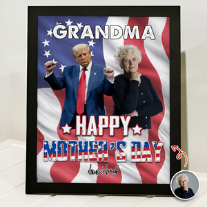 Custom Photo Trump Dad & Mom Picture Frame – Happy Mother’s Day & Father’s Day LM32 897993