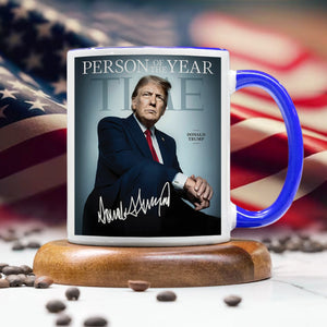 President Donald Trump Person Of The Year Accent Mug HA75 64192