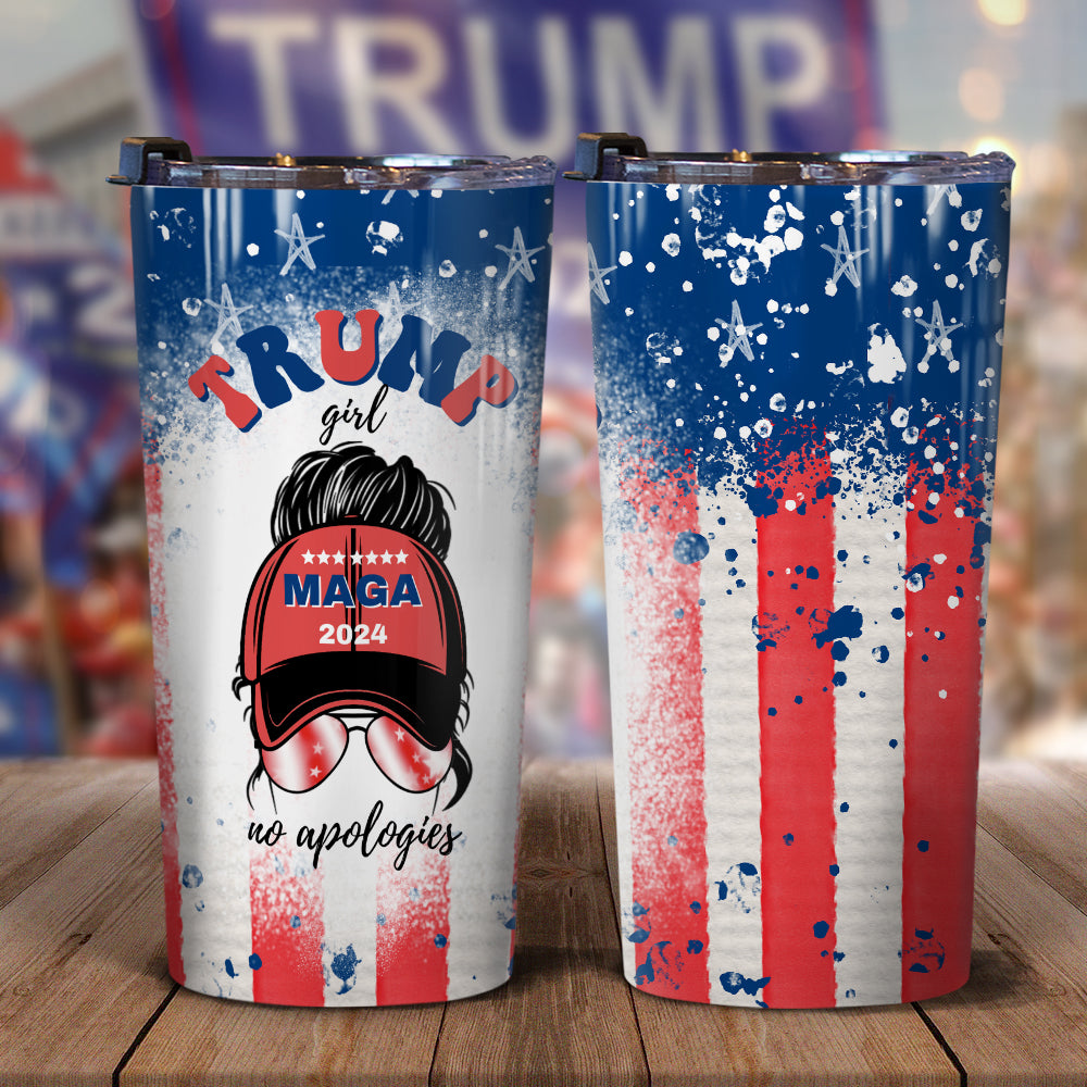 Trump Girl No Apologies Tumbler N304 62571