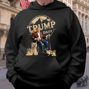 Custom Dog Clipart Trump Duck Hunting 2024 Dark Shirt LM32 63905