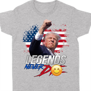 Trump Legends Never D** | Trump Fi**t 2024 Shirt Pennsylvania Rally | Shirt Dark C1116 - GOP