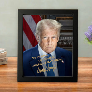 47th US President Donald Trump Photo Picture Frame HA75 67292