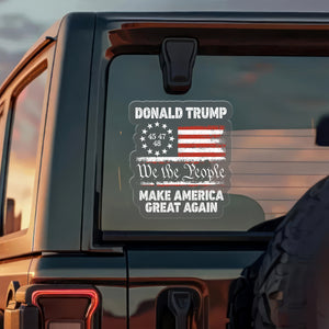 We The People, Make America Great Again Car Window Decal Sticker TH10 64629