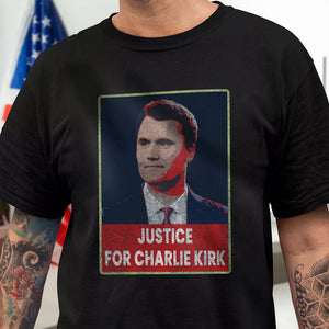 Justice For Charlie Kirk Dark Shirt HO82 66000