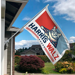 Harris Walz 2024 Obviously - Harris For President 2024 Banner Flag HA75 63468