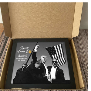 BnW Legends Never D** Donald Trump Picture Frame Canvas Poster TH10 63095