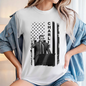 Pray for Charlie Kirk – Conservative Christian Political Bright Shirt TH10 64417