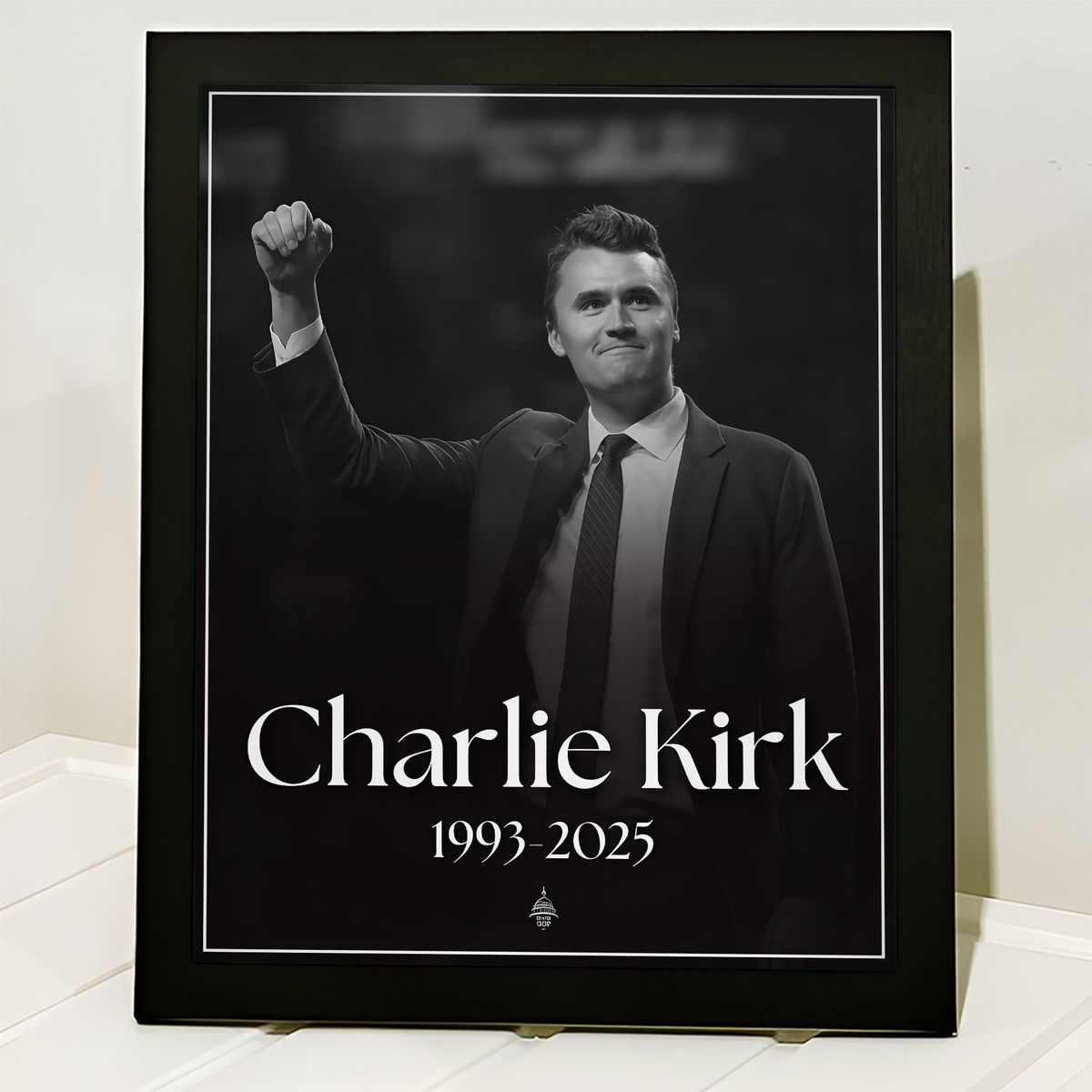 Pray For Charlie Kirk 1993 - 2025 Memorial Picture Frame TH10 64435