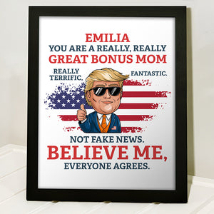 Custom Name You Are A Great Person Personalized Donald Trump Picture Frame CH07 67344