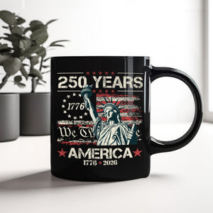 Celebrate Our America 250th Anniversary We The People Black Mug CH07 896714