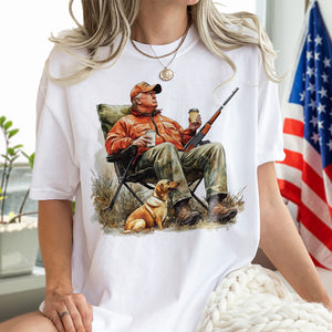 Patriotic Trump Hunting Gear Perfect for Gun Lovers and Hunters Bright Shirt LM32 63873