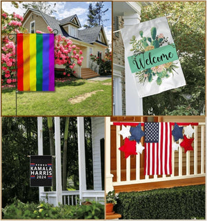 Kalama Harris 2024 Outdoor Flags Garden Home Flag House Flags Double Sided for Outdoor Custom 12X18 Inch