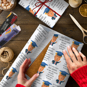 Trump Said You Are Great Graduation Wrapping Paper TH10 64313