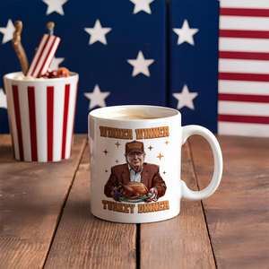 Trump Great Again Winner Turkey Dinner White Mug LM32 63917