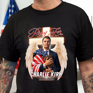 Pray For Charlie Kirk A True Hero Dark Shirt HO82 65774