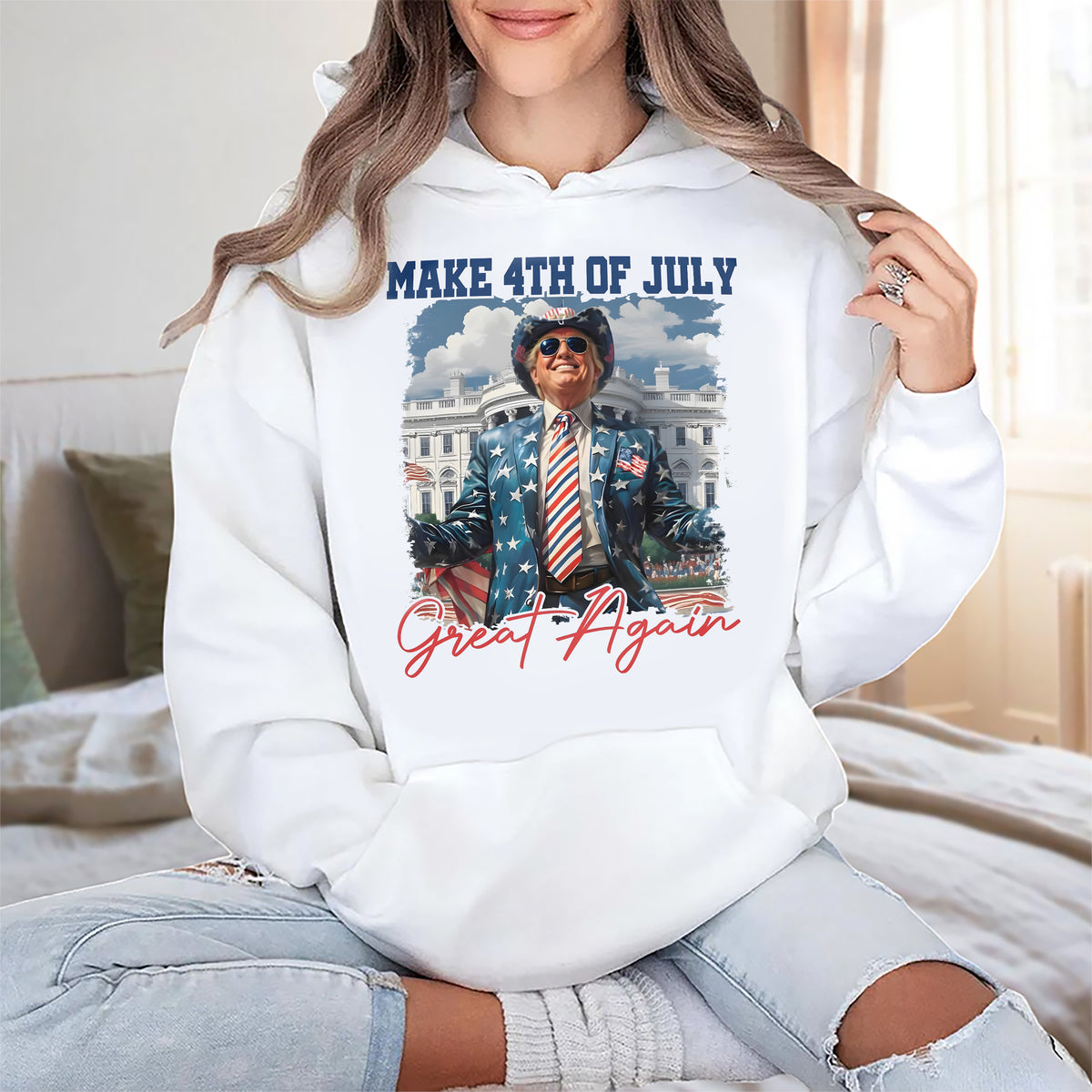 Funny Trump Happy Independence Day Bright Shirt LM32 65377